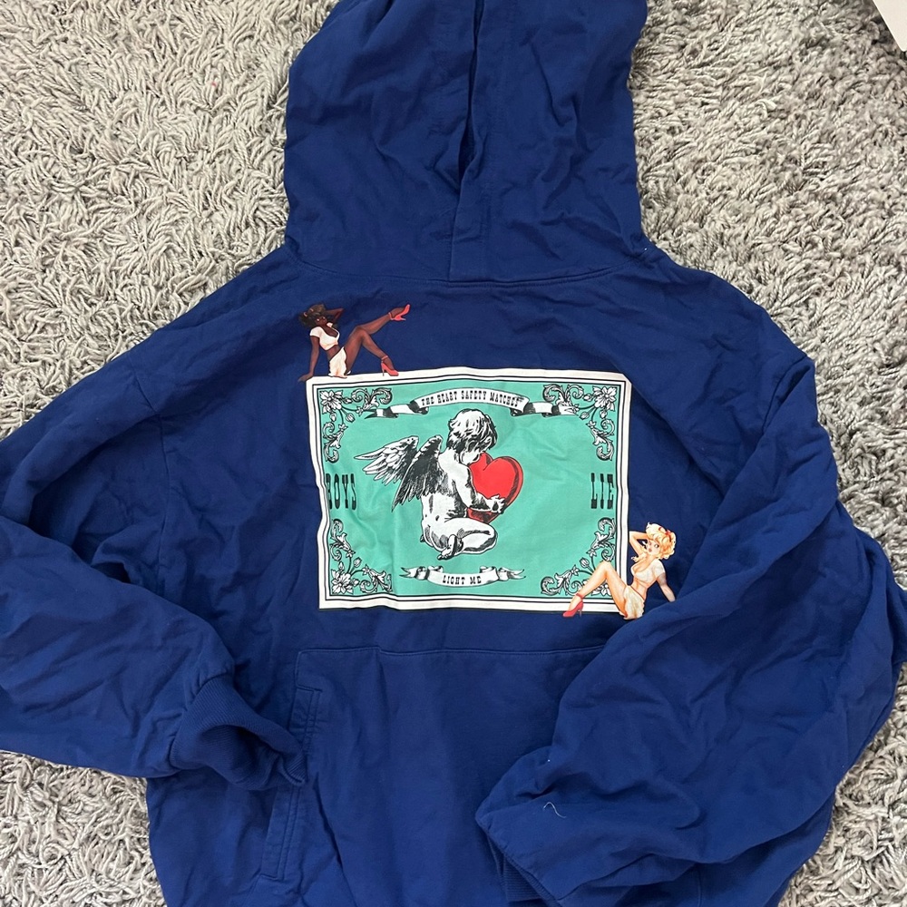 Boys Lie Perfect Match Hoodie Dark Blue